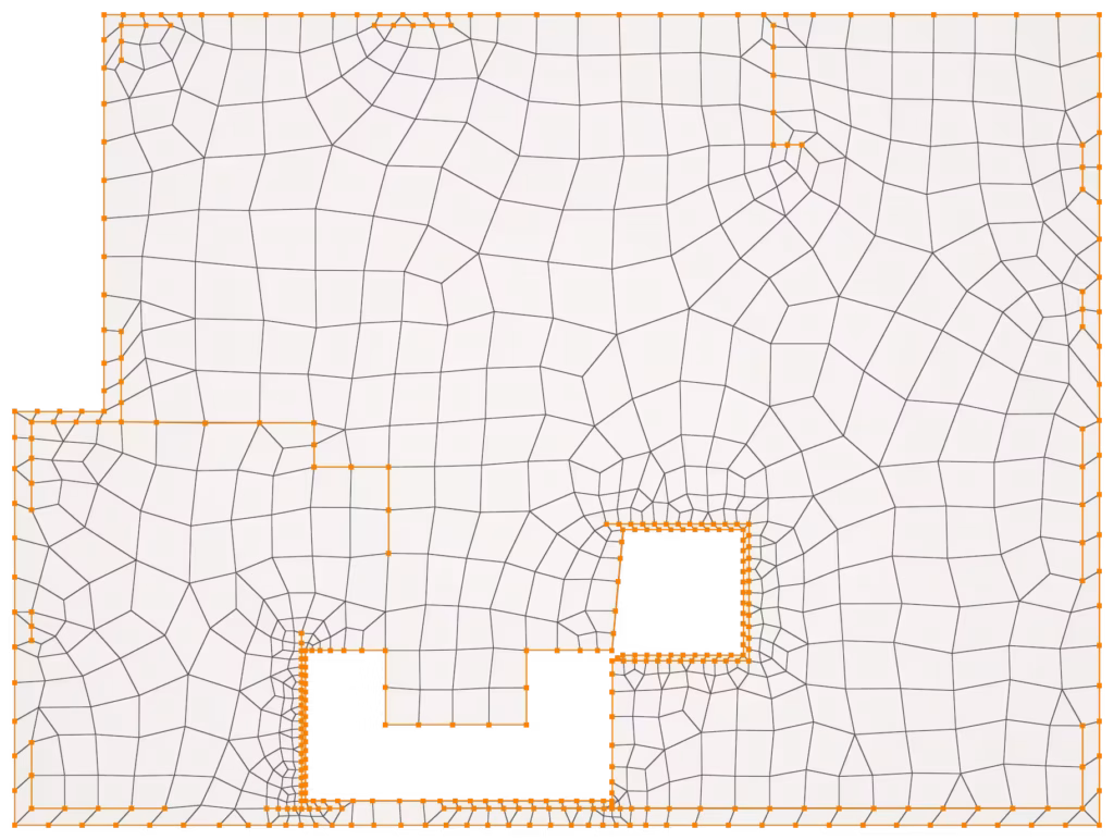 CM2 QuadMesh® Iso - Isotropic Quad-Dominant Mesh (sample #1)