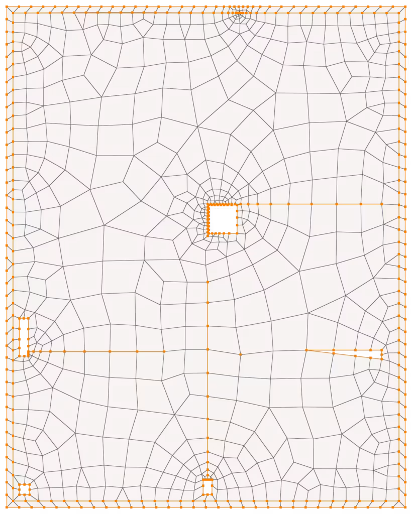 CM2 QuadMesh® Iso - Isotropic Quad-Dominant Mesh (sample #2)