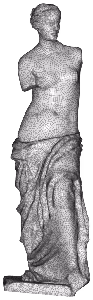 CM2 SurfRemesh® Q4 - Aphrodite - Quad-Dominant Remesh