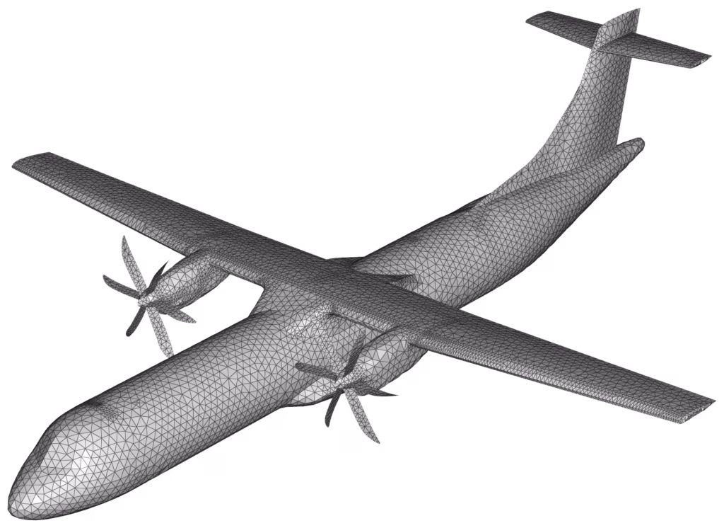 Initial mesh - ATR 72
