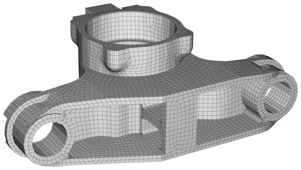 CM2 SurfRemesh® Q4 - Mechanical Joint - All-Quad Remesh