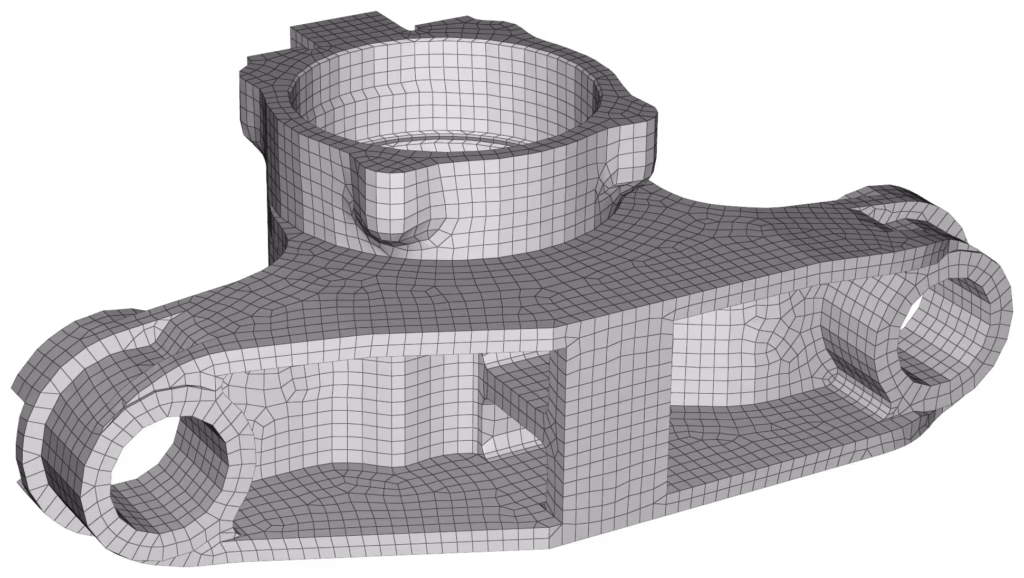CM2 SurfRemesh® Q4 - Mechanical Joint - Quad-Dominant Remesh