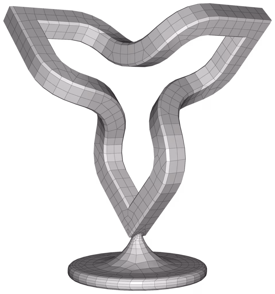 CM2 HexaMesh® Iso - Möbius - Boundary mesh (quad-dominant)